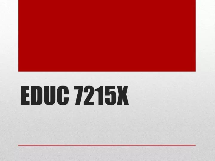 educ 7215x