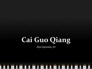 Cai Guo Qiang