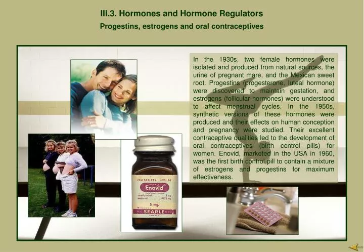 iii 3 hormones and hormone regulators