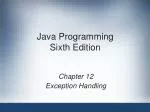 Mastering Exception Handling in Java: Key Concepts and Techniques - slide 1