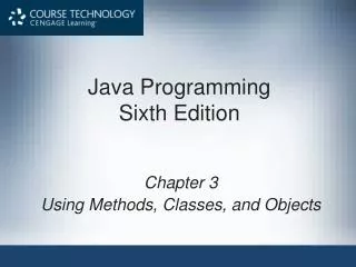 Java Programming Sixth Edition