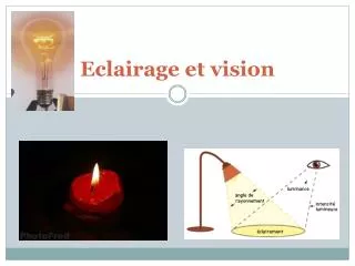 eclairage et vision