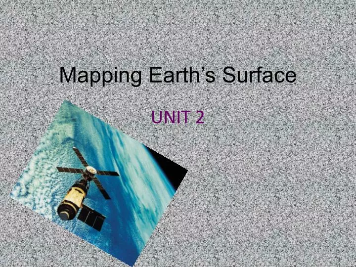 mapping earth s surface