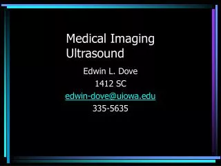 Medical Imaging Ultrasound