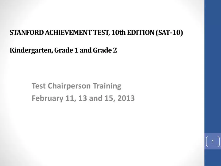 stanford achievement test 10th edition sat 10 kindergarten grade 1 and grade 2