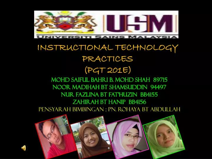 instructional technology practices pgt 201e