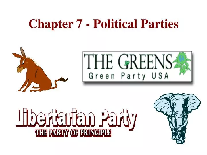 chapter 7 political parties