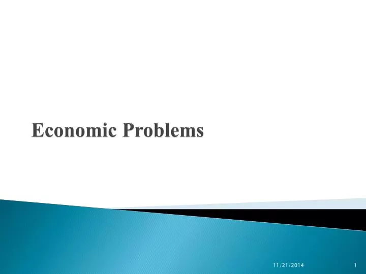 economic problems