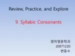 9. Syllabic Consonants - slide 1