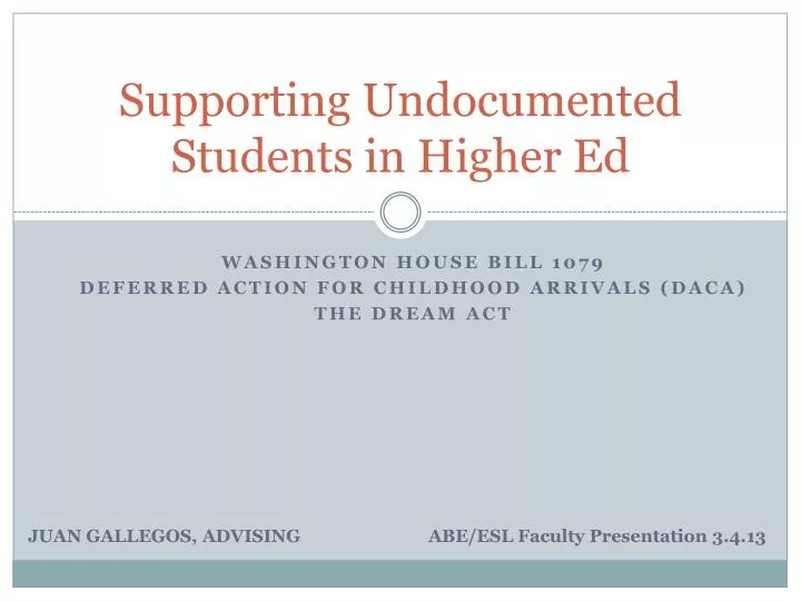 supporting undocumented students in higher ed