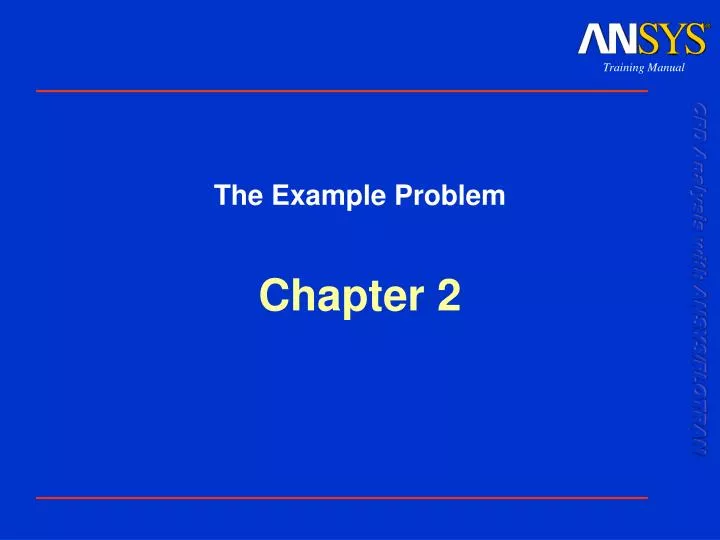 the example problem