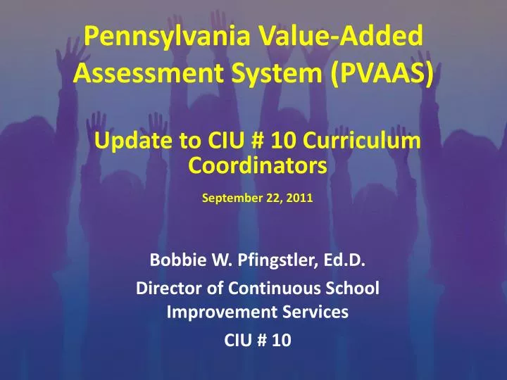 pennsylvania value added assessment system pvaas