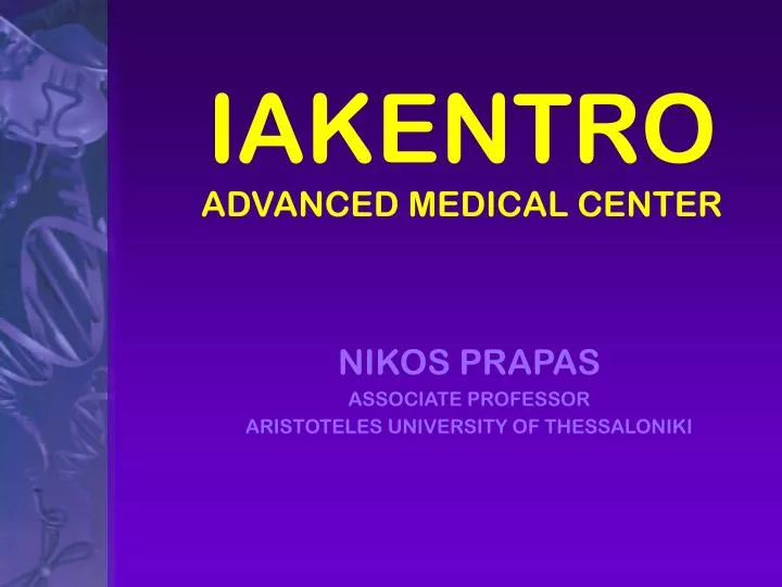 iakentro advanced medical center