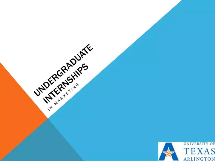 undergraduate internships