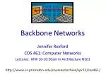 Backbone Networks