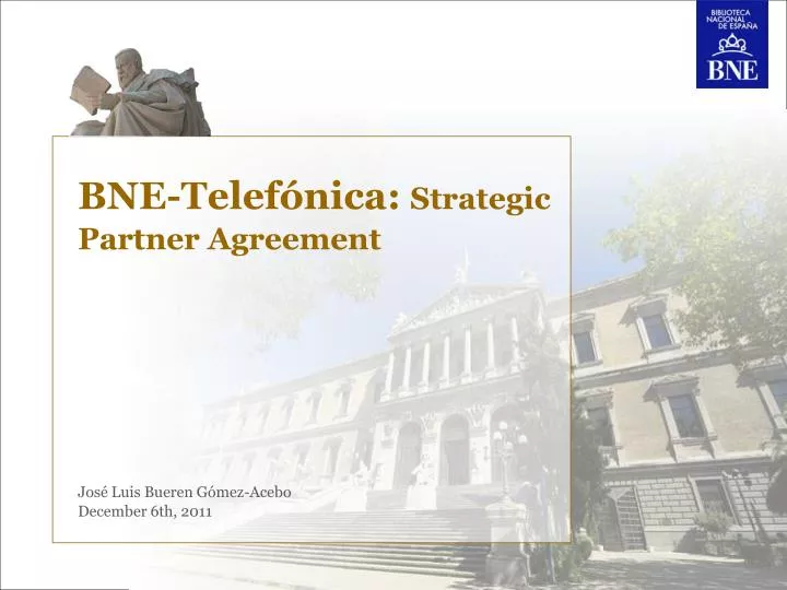 bne telef nica strategic partner agreement