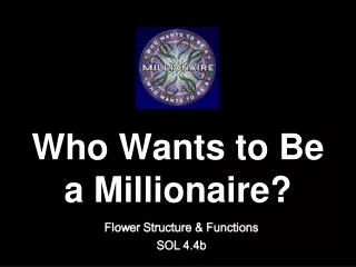 Who Wants to Be a Millionaire?