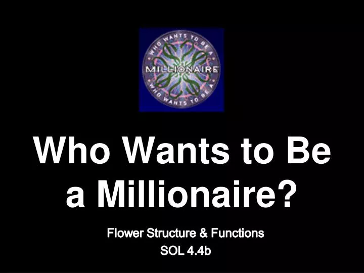 who wants to be a millionaire