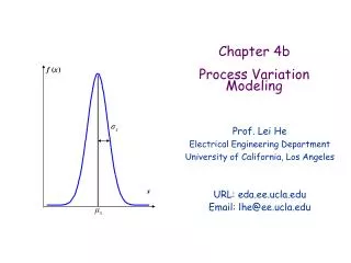 Chapter 4b Process Variation Modeling
