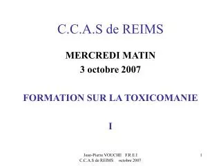 C.C.A.S de REIMS