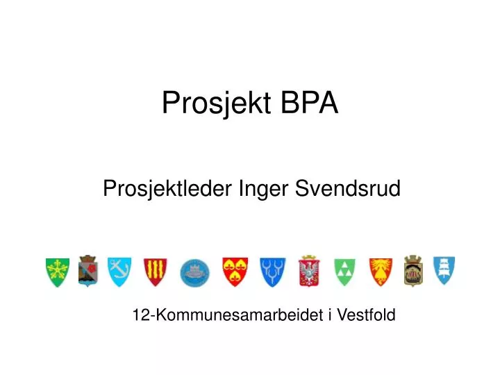 prosjekt bpa