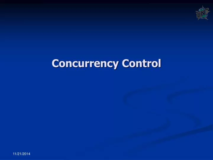 concurrency control