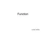 Function - slide 1