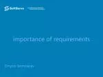 importance of requirements - slide 1