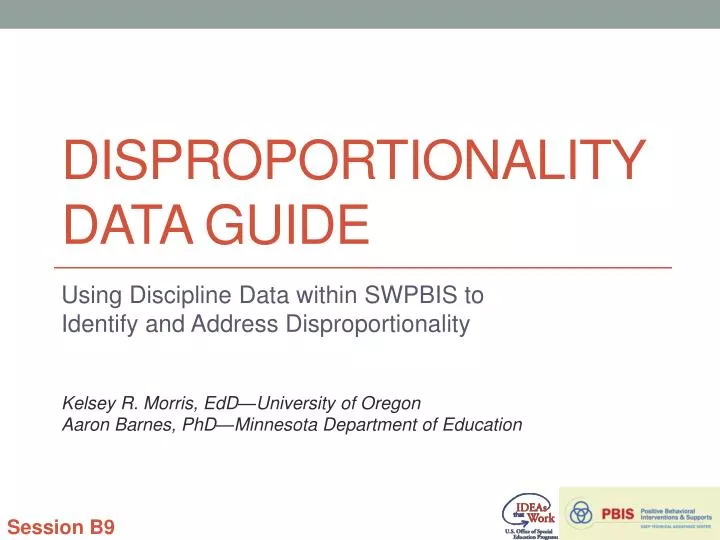 disproportionality data guide