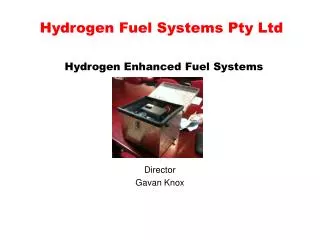 Hydrogen Fuel Systems Pty Ltd