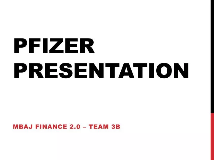 pfizer presentation