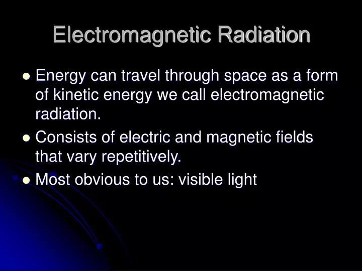 electromagnetic radiation