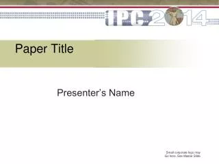paper title
