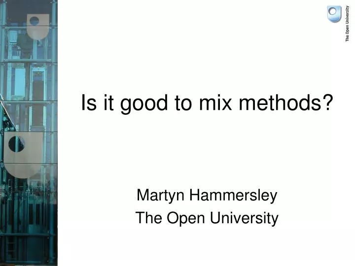 martyn hammersley the open university