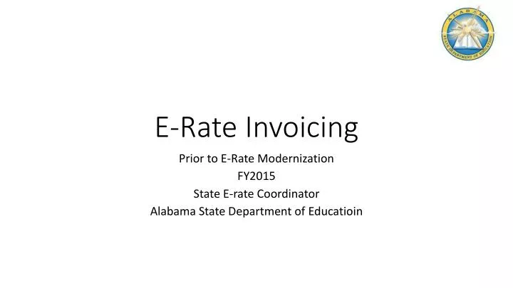e rate invoicing