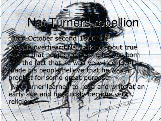 Nat Turners rebellion