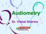 Audiometry - slide 1