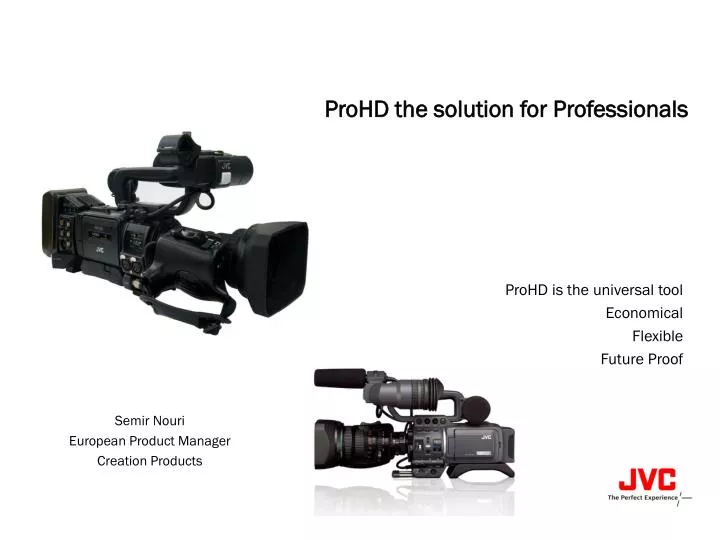 prohd the solution for professionals