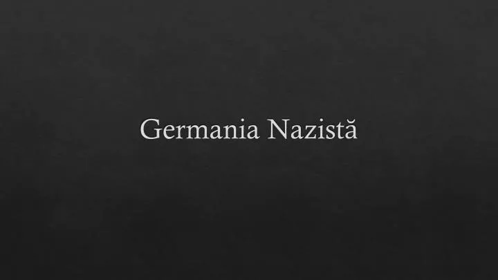 germania nazist