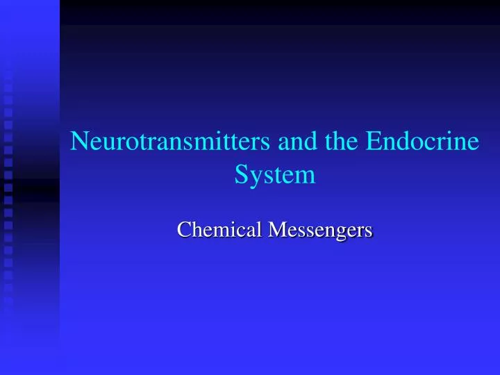 neurotransmitters and the endocrine system