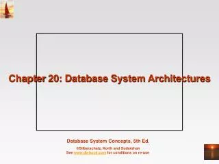 chapter 20 database system architectures