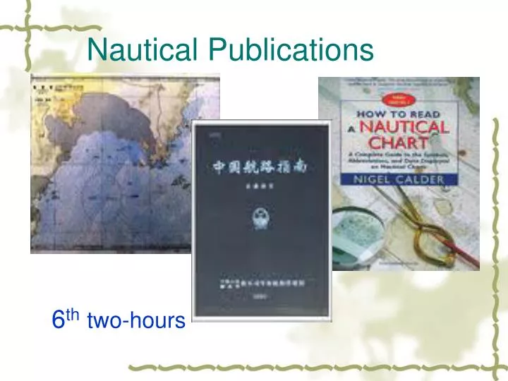 nautical publications