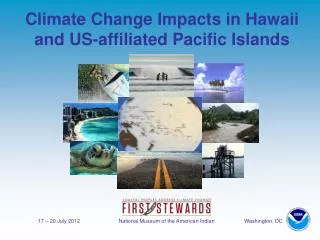 Climate Change Impacts in Hawaii and US-affiliated Pacific Islands