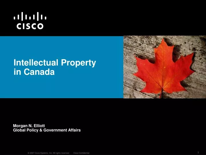 intellectual property in canada