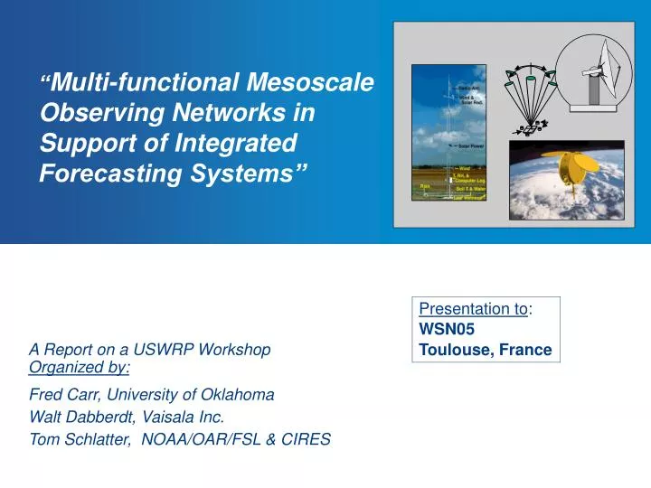 multi functional mesoscale observing networks in support of integrated forecasting systems