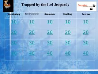 Trapped by the Ice! Jeopardy
