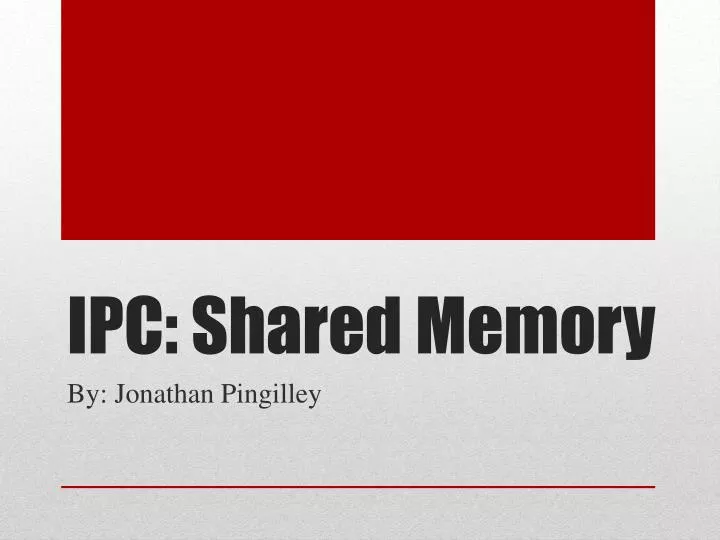 ipc shared memory