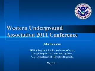 Western Underground Association 2011 Conference