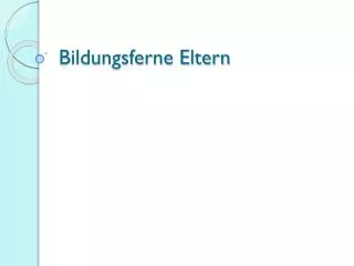bildungsferne eltern