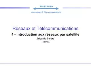 Réseaux et Télécommunications